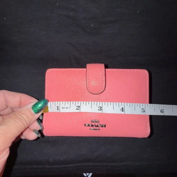 Coach Coral Leather Satchel and Matching Wallet - Picture 16 of 16